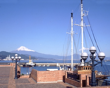 美しい富士山と海を眺められる公園「清水マリンパーク」