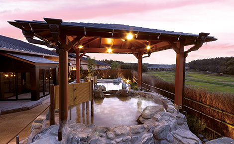 酒々井温泉　「湯楽の里」